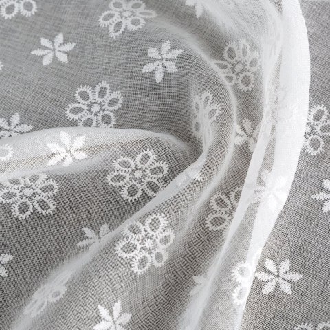 FIRANA GOTOWA SANNY 140 X 250 CM BIAŁY