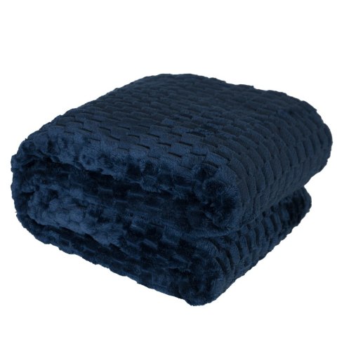 MIKOS koc dekoracyjny, rozmiar 200x220cm, kolor 005 ciemnoniebieski MIKOS0/KOD/005/200220/1