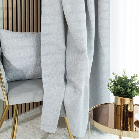 MOLLY Tkanina dekoracyjna, wysokość 300cm, kolor 020 jasny szary 651350/TDP/020/000300/1