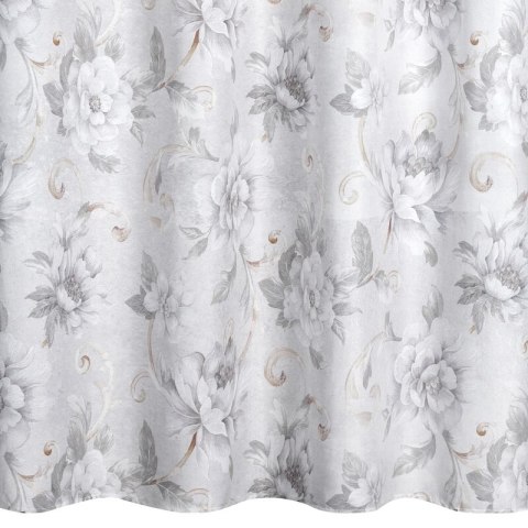 ZASŁONA GOTOWA SIENNA 140 X 250 CM SREBRNY