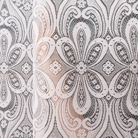 Firanka żakardowa na metry 361070 wysokość 250 cm kolor biały