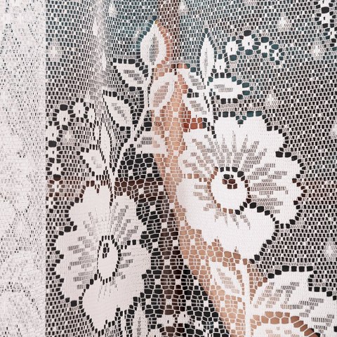 Firanka żakardowa na metry 361100 wysokość 200 cm kolor biały