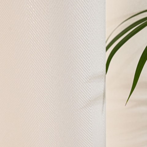 JODEŁKA Zasłona gotowa na taśmie, szerokość 140cm x wysokość 250cm, kolor 007 kremowy 724330/ZGT/007/140250/1