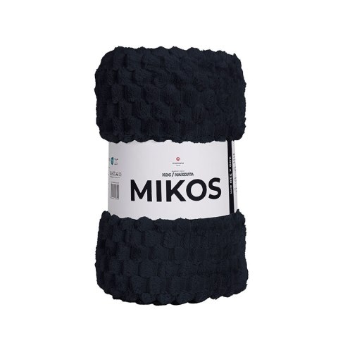 MIKOS koc dekoracyjny, rozmiar 200x220cm, kolor 006 czarny MIKOS0/KOD/006/200220/1