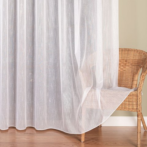 Firanka fantazyjna z ołowianką, wysokość 320 cm, kolor 001 biały 021102/OLO/001/000320/1