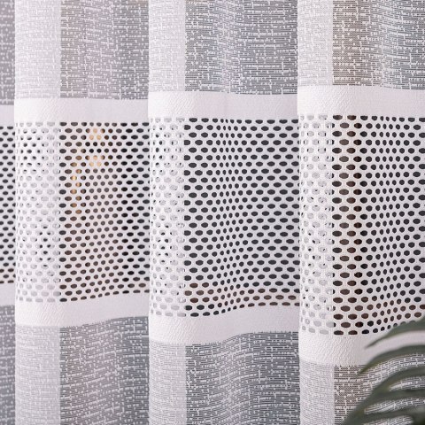 Firanka żakardowa na metry 115065 wysokość 250 cm kolor biały