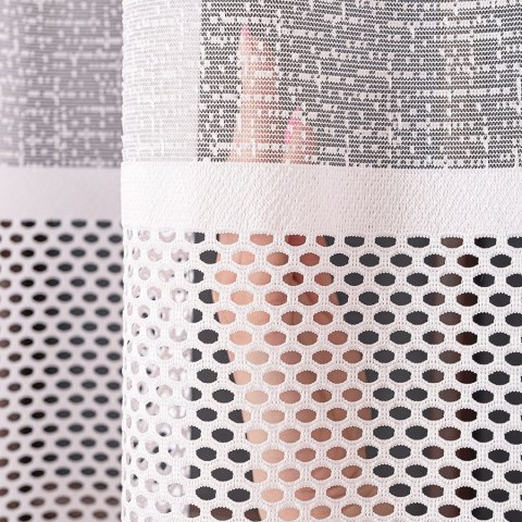 Firanka żakardowa na metry 115065 wysokość 250 cm kolor biały