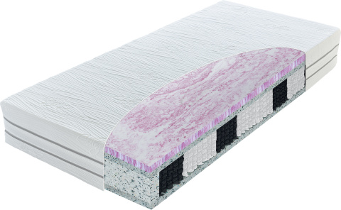 Materac sprężynowy HYBRID COLLAGEN 100x200 cm