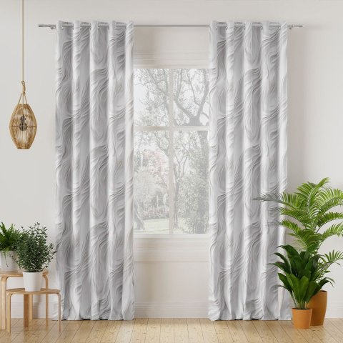 CALM Tkanina dekoracyjna NINA WODOODPORNA, 160cm, kolor 005 szary D00185/NIW/005/160000/1