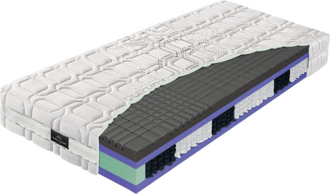 Materac sprężynowy HYBRID ANTRACIT 90x200 cm