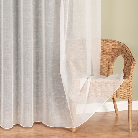 Firanka fantazyjna z ołowianką, wysokość 300cm, kolor 012 kremowy 283004/OLO/012/000300/1