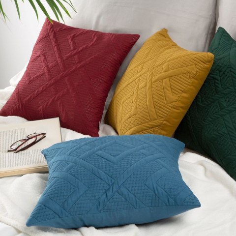 Poduszka ozdobna Alara EUROFIRANY 40x40 cm kolor ciemny zielony