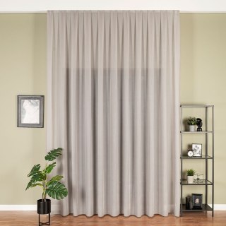 Firanka fantazyjna z ołowianką na metry 000620 wysokość 320 cm kolor szary