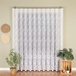 Firanka żakardowa na metry 137506 wysokość 250 cm kolor biały