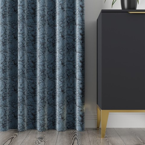 HESTIA Tkanina dekoracyjna, wysokość 305cm, kolor 231 niebieski 062116/TDP/231/000305/1