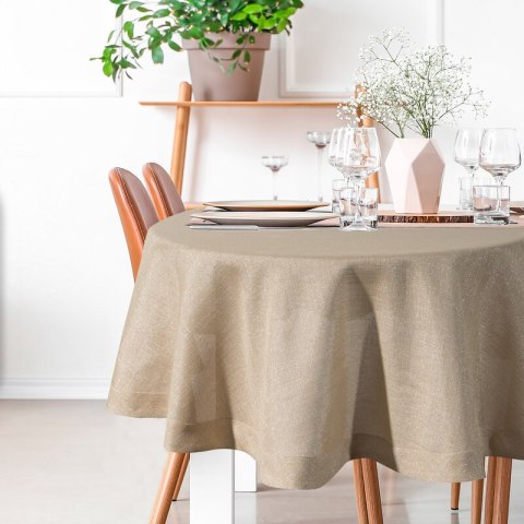 OBRUS STELLA 1 FI 180 CM ZŁOTY