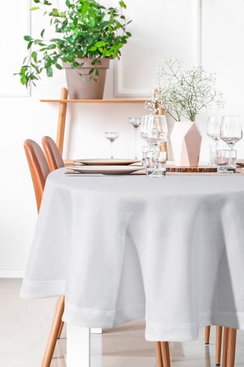 OBRUS STELLA 2 FI 150 CM BIAŁY