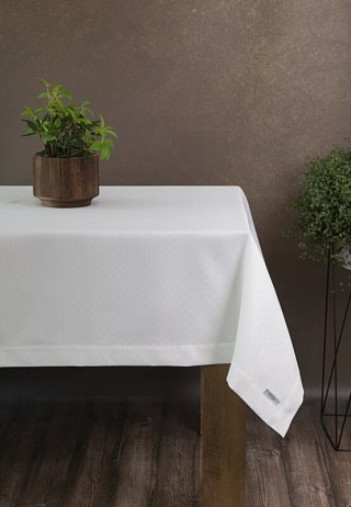 OBRUS ELLEN 140 X 240 CM BIAŁY