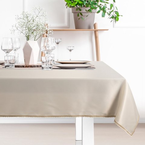 OBRUS LACE 40 X 140 CM KREMOWY