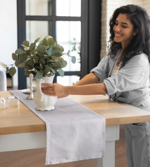 OBRUS SUMMER10 40 X 140 CM BEŻOWY