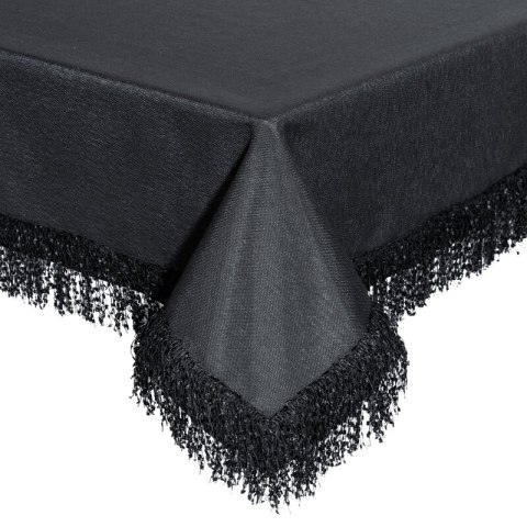 OBRUS JASPER 140 X 220 CM CZARNY