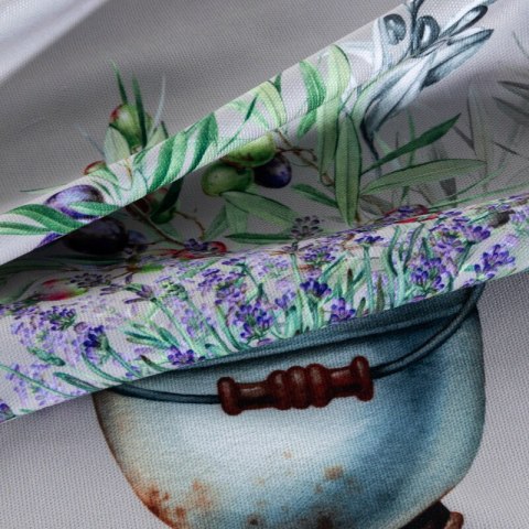 OBRUS SUMMER1 85 X 85 CM JASNOSZARY