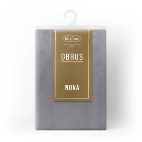 OBRUS MELINDA 140 X 220 CM STALOWY