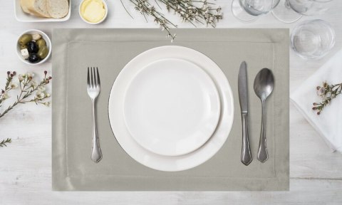 OBRUS MELINDA 30 X 40 CM SREBRNY