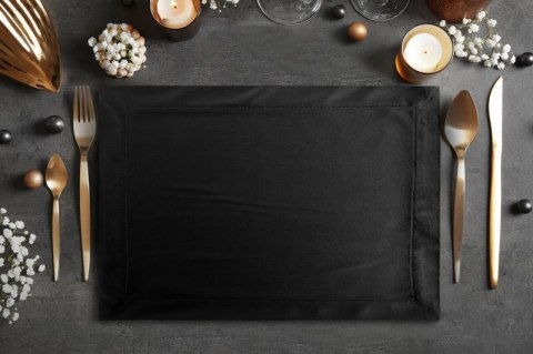 OBRUS MELINDA 40 X 140 CM CZARNY