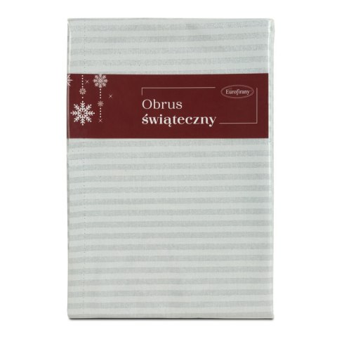 OBRUS FLASH 6 35 X 180 CM SREBRNY