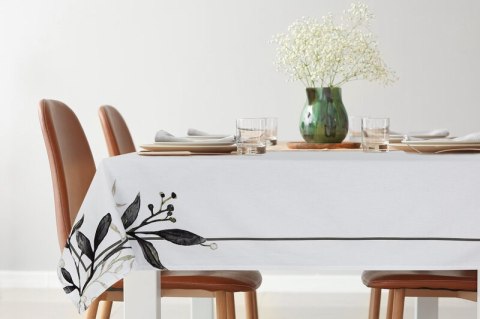 OBRUS NATU 4 140 X 300 CM BIAŁY