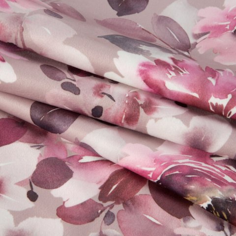 OBRUS VELVET 1 35 X 180 CM PUDROWY RÓŻ