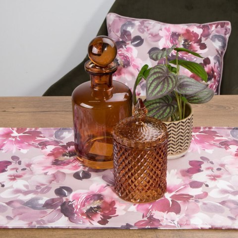 OBRUS VELVET 1 35 X 180 CM PUDROWY RÓŻ