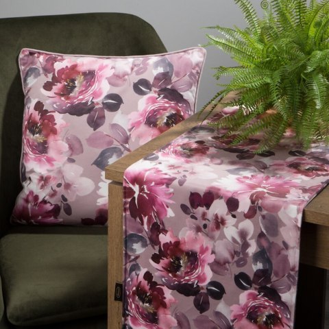 OBRUS VELVET 1 35 X 180 CM PUDROWY RÓŻ