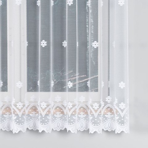 Firanka żakardowa na metry 004421 wysokość 170 cm kolor biały