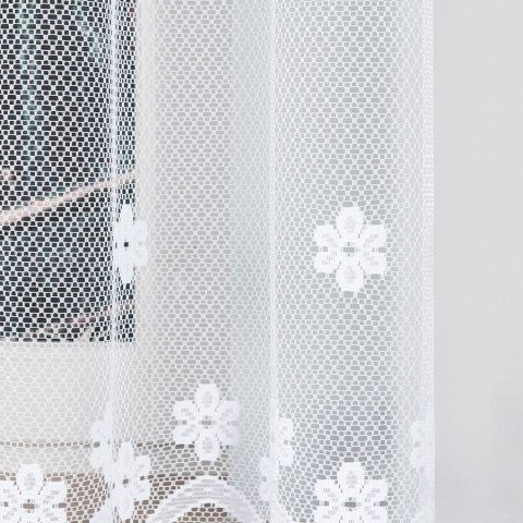 Firanka żakardowa na metry 004421 wysokość 170 cm kolor biały