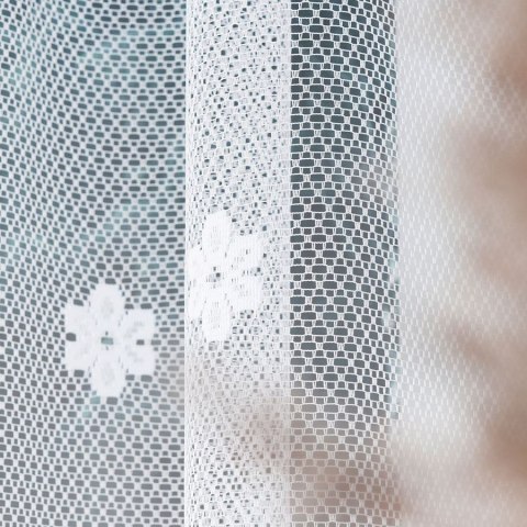 Firanka żakardowa na metry 004421 wysokość 170 cm kolor biały