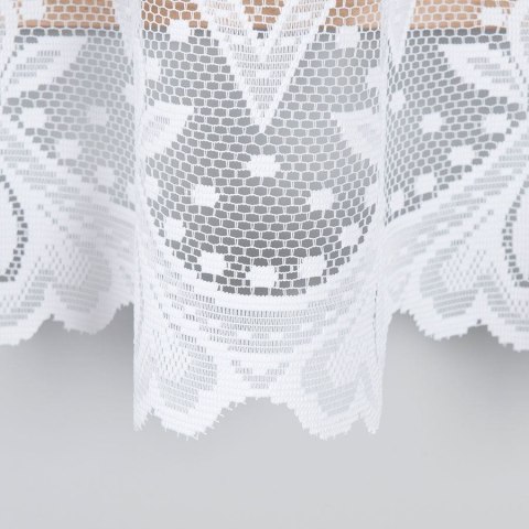 Firanka żakardowa na metry 004421 wysokość 170 cm kolor biały