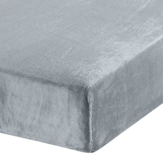 PRZEŚCIERADŁO FLANO 180 X 200 CM SREBRNY