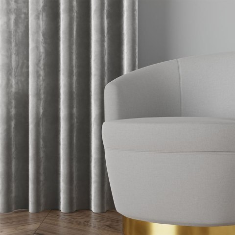 VELVI Tkanina dekoracyjna, wysokość 300cm, kolor 021 pastelowy szary VELVI0/TDP/021/000300/1