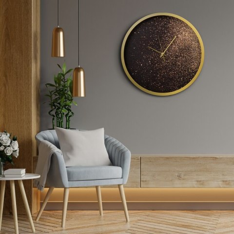 ZEGAR DEKORACYJNY 20 78 X 6 X 78 CM CZARNY