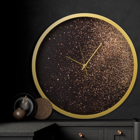 ZEGAR DEKORACYJNY 20 78 X 6 X 78 CM CZARNY