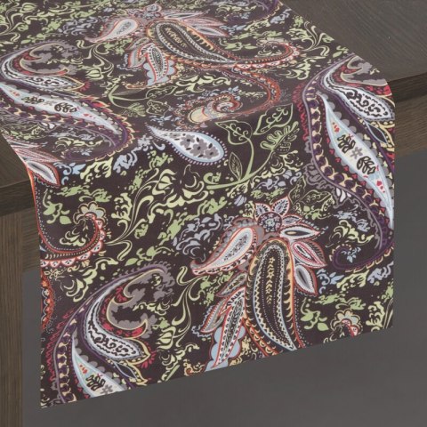 OBRUS ADINA 35 X 180 CM CZARNY