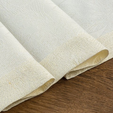 OBRUS LILIAN 145 X 350 CM KREMOWY