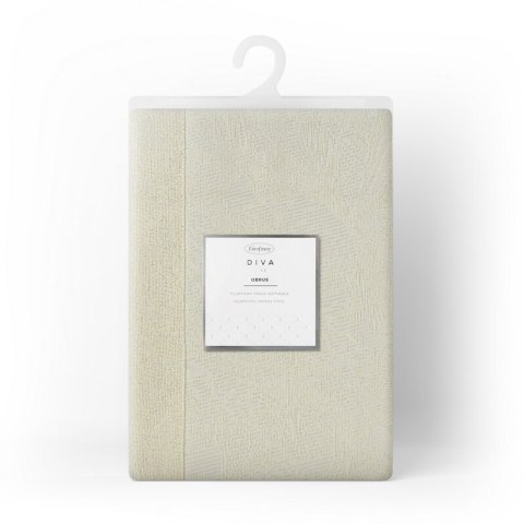 OBRUS LILIAN 145 X 400 CM KREMOWY