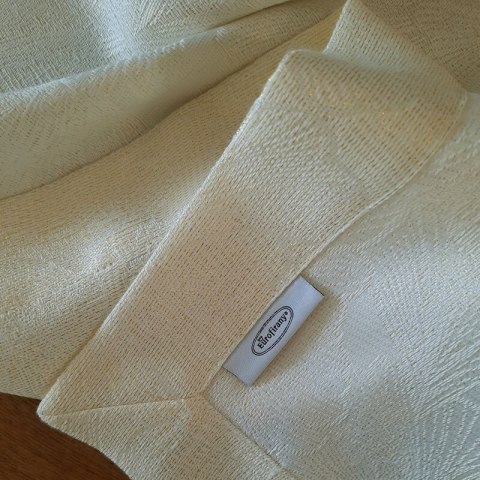 OBRUS LILIAN 40 X 180 CM KREMOWY