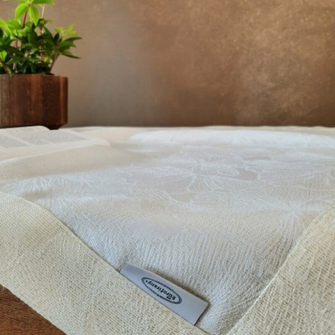 OBRUS LILIAN 40 X 180 CM KREMOWY