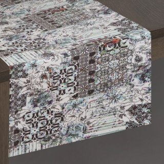 OBRUS DORIT 35 X 180 CM BIAŁY