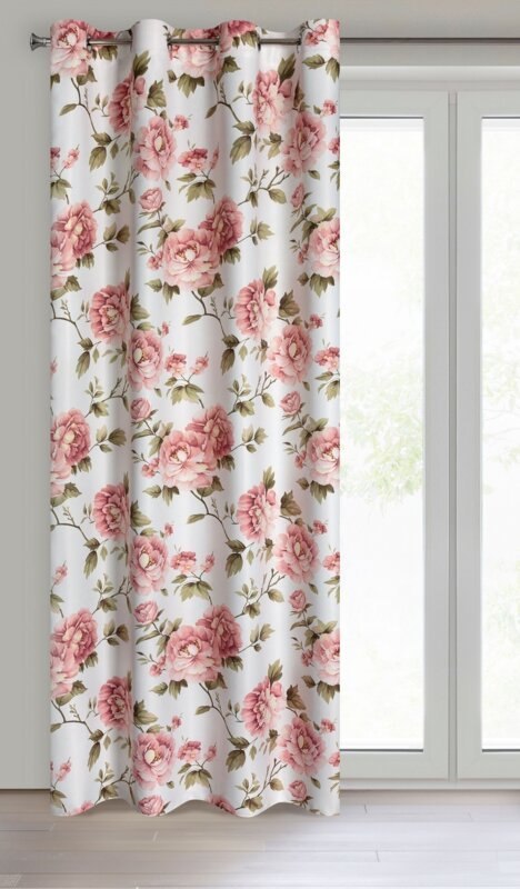 ZASŁONA GOTOWA D91 TESS 140 X 250 CM BEŻOWY