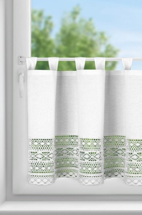 FIRANA GOTOWA MADDELINE NA SZELKACH 150 X 60 CM BIAŁY